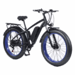 Motorcycle Style 48V 32Ah Dual Battery and Dual Motor 26 "* 4.0" 45-60 km/h Fat Tire Electric Bike 2000w
