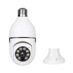 E27 Surveillance Camera LED Light Bulb Wireless Indoor Camera Socket 360 Security Cctv Wifi Camera with SD Card Slot