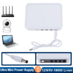 Marsriva Smart Mini DC UPS Router Wifi Backup 5V9V12V Battery 12V2A Power Bank Mini UPS Wifi Router Modem CCTV Camera Lightning