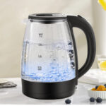 Best-Selling High-Quality1500W Glass Electric Kettle Heater, Portable for Home Use