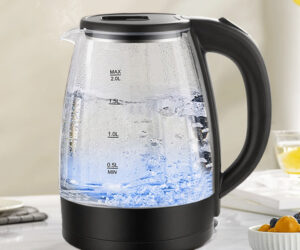 Best-Selling High-Quality1500W Glass Electric Kettle Heater, Portable for Home Use
