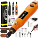 JANGKLIFE 3 Variable Speed Rotary Tool Cordless Rotary Tool Set With 80pcs+ Accessories Kit