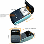 Mini Terminal Mobile Label Portable Imprimante Thermique Thermal Imprimate Hand Machine Handheld Wireless Shipping Cheap Printer