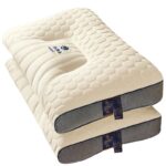 Factory Direct 48*74cm Natural Latex Pillow Ergonomically Designed 3D Cervical Spine Care Bed Pillow