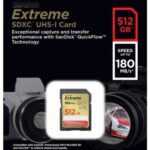 100% Good Quality SD Memory Card 256GB Extreme Memory Card - C10, U3, V30, 4K, UHD, SD Card - SDSDXVV-256G-GNCIN