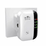 EU Plug Wireless WiFi Repeater Long Range 300mbps Signal Extender Home Small Steamed Bun Design Home Signal Booster