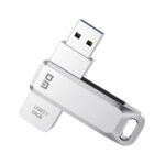 Low Price USB 3.1 64GB 128GB 256GB 512GB Rotation Flash Drive New Stock USB Memory Stick with Keychain