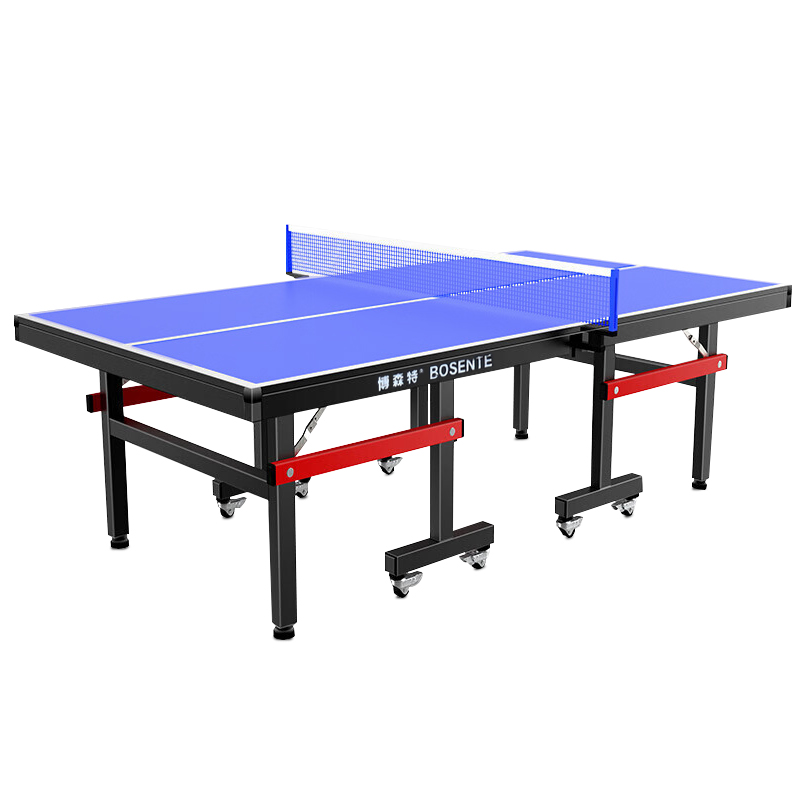 High Quality Standard Size Table Tennis Table Foldable Mobile Wheel Suitable for Family Entertainment Sports