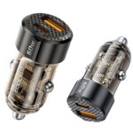 Toocki New 60W PD USB C Car Charger, Type-C Super Fast Power Charging Block 3-Port USB a & USB C Auto Cigarette Lighter Adapter