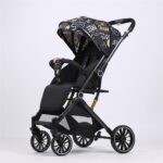 BAB WAY Baby Stroller Two-way Push Lightweight Aluminum Alloy Frame 20KG Load Capacity One-button Folding Full Cover Windproof
