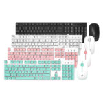 Stock 2.4G Keyboard and Mouse Combo 104 Keys 3D Button Wireless Keyboard and Mouse Sets 1000 DPI Office Keyboard and Mouse Combo