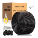 Welded Bird-Proofing Mesh /15cm X 30m Heavy Duty /Bird/Squirrel Control for Solar Panels | with 70 Fasteners & Clips