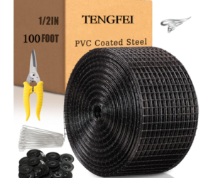 Welded Bird-Proofing Mesh /15cm X 30m Heavy Duty /Bird/Squirrel Control for Solar Panels | with 70 Fasteners & Clips