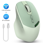 Rechargeable Wireless Mouse for MacBook Pro MacBook Air Mac Laptop Chromebook Windows Notebook MacBook HP PC DELL