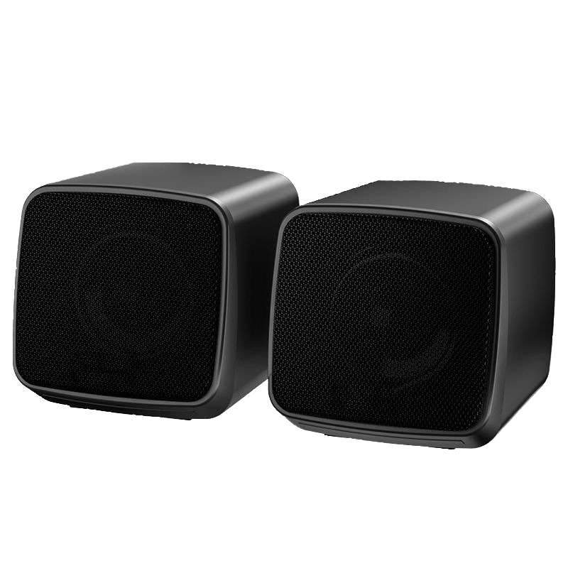 E-1078 Mini Sound Bar USB Powered RGB Lighting IPX-5 Waterproof 2.0 Channel Compact Multimedia Speaker for Computer Laptop Home