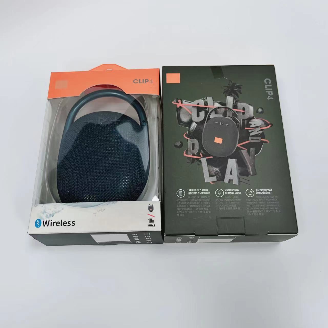 2023 Hot Selling Clip 4 for Portable Mini Speaker Outdoor Sports Smart Waterproof Wireless Speakers