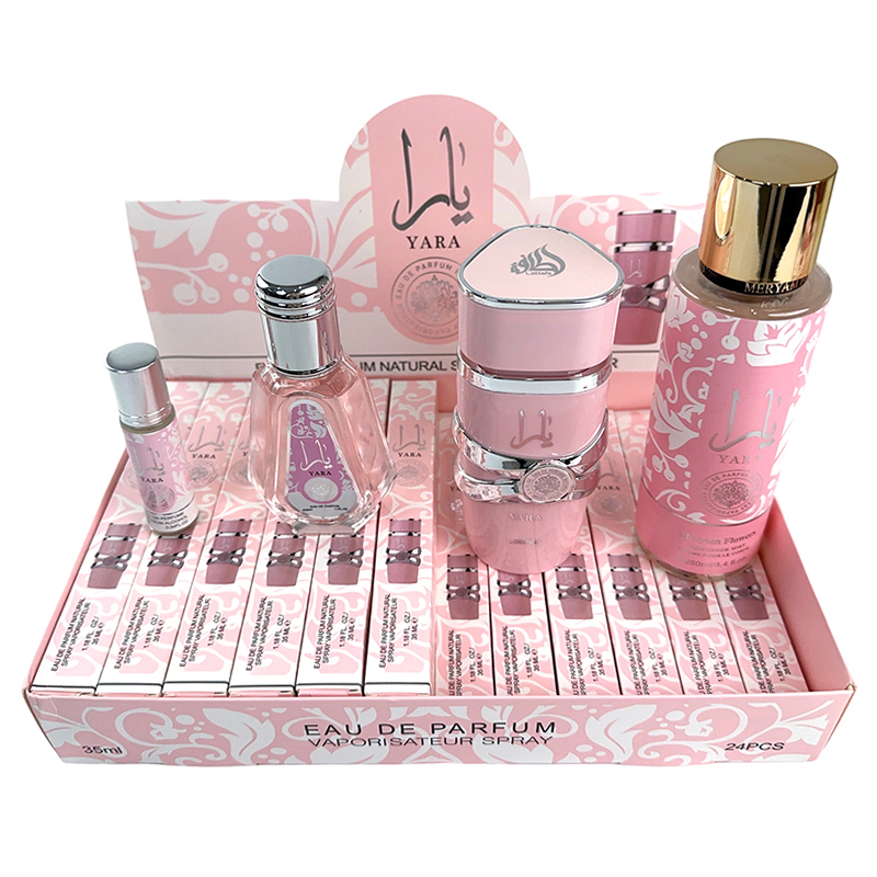 24PCS/SET Parfum Dubai Arab Women Perfume 35ml /PC Mini Travel Test Tube Perfume Mixed Fast Delivery Factory Wholesale