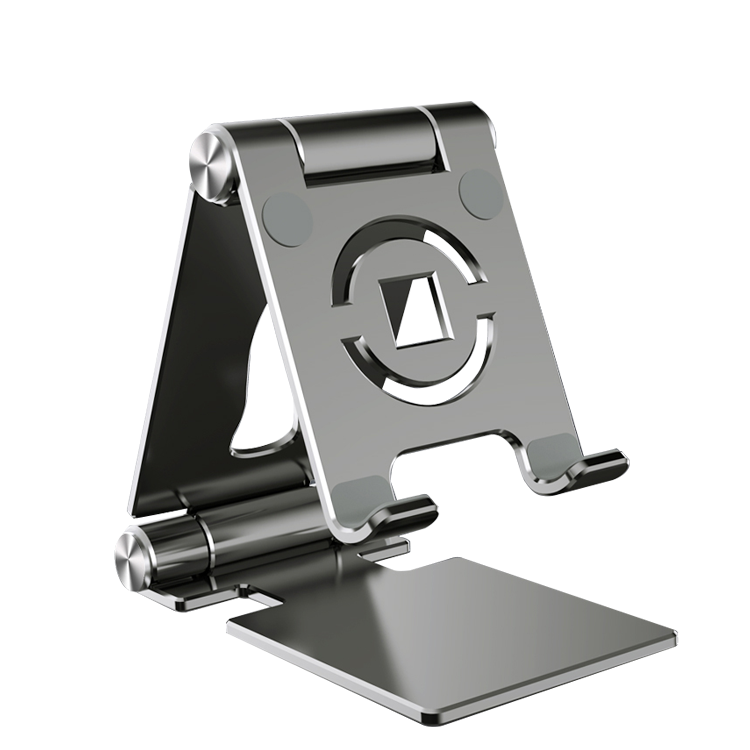 Smartphone Accessories Portable Aluminium Alloy Adjustable Smart Mobile Cell Phone Tablet Stand Holder for Table Desk Desktop