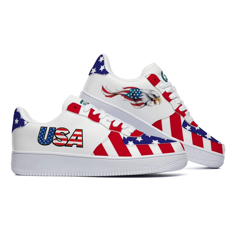 2025 Manufacture Custom Shoes Sneaker USA United States Flag Air Custom Made Premium Men's Designer Custom Shoes Men Sneakers
