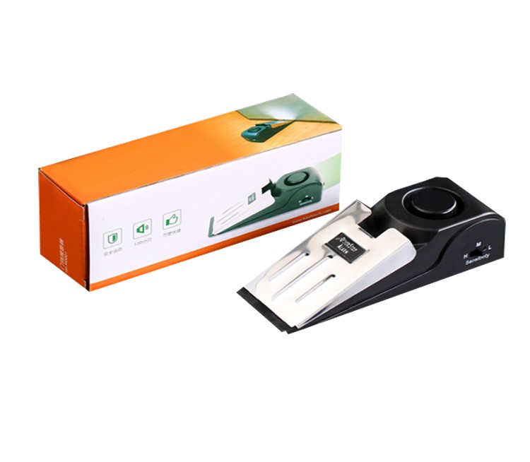 Security Home Wedge Shaped Door Stop Stopper Alarm Travel Security Door Stopper Alarm Home Door Window Burglar Alarm